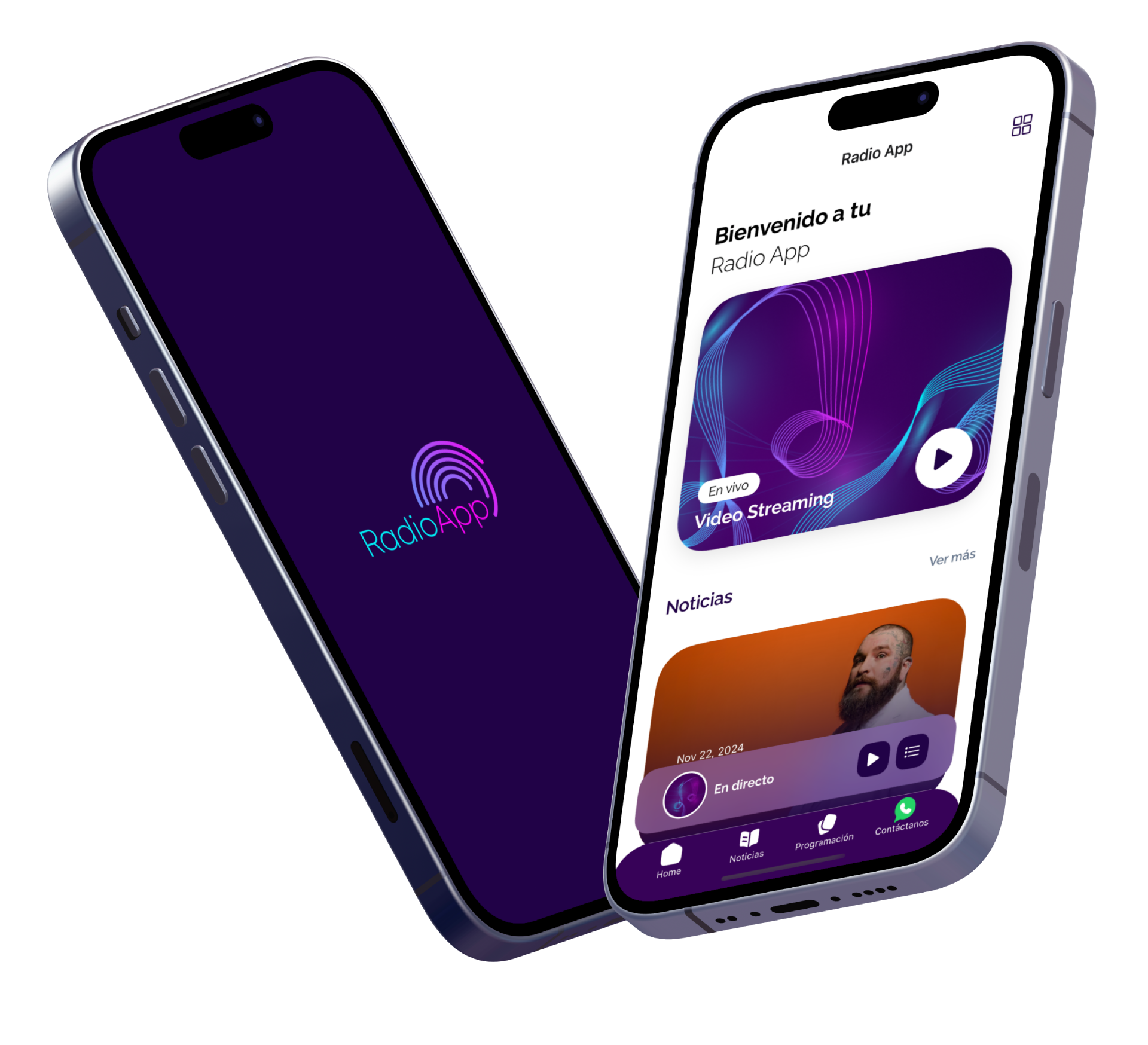 RadioApp Mockup
